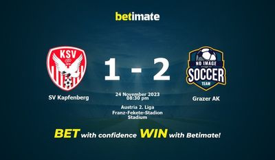SV Kapfenberg gegen Grazer AK Vorhersage, Quoten & Wetttipps 24.11.2023