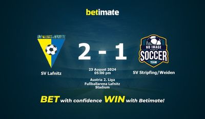 SV Lafnitz vs. SV Stripfing/Weiden Prognose, Quoten & Wetttipps 23.08.2024