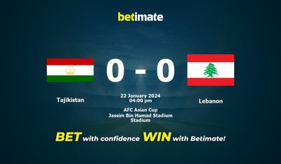 Tadschikistan vs. Libanon Vorhersage, Quoten und Wetttipps 22.01.2024