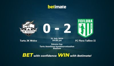 Tartu JK Welco vs. FC Flora Tallinn II – Vorhersage, Quoten und Wetttipps 31.07.2024