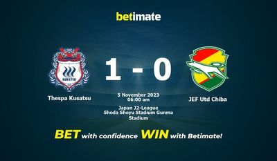 Thespa Kusatsu gegen JEF Utd Chiba Vorhersage, Quoten und Wetttipps 11.05.2023