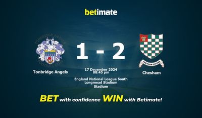 Tonbridge Angels vs. Chesham – Vorhersage, Quoten und Wetttipps 17.12.2024