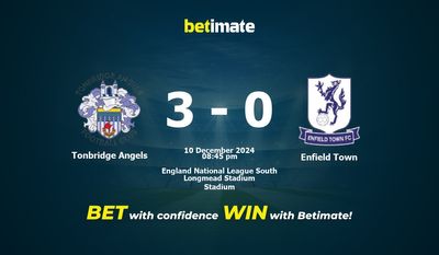 Tonbridge Angels vs. Enfield Town – Vorhersage, Quoten und Wetttipps, 10.12.2024