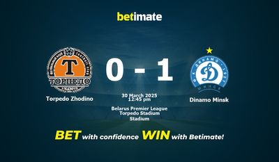 Torpedo Zhodino gegen Dinamo Minsk Vorhersage, Quoten und Wetttipps 30.03.2025