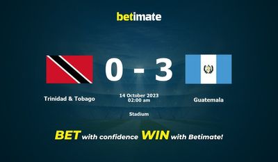 Trinidad & Tobago gegen Guatemala Vorhersage, Quoten und Wetttipps 14.10.2023