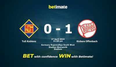 Vorhersage, Quoten und Wetttipps für TuS Koblenz gegen Kickers Offenbach 27.04.2024