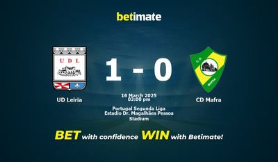 UD Leiria gegen CD Mafra Vorhersage, Quoten und Wetttipps 16.03.2025