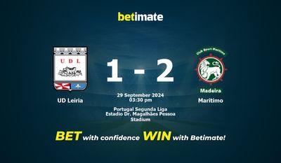UD Leiria vs. Maritimo – Vorhersage, Quoten und Wetttipps 29.09.2024