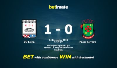 UD Leiria gegen Pacos Ferreira Vorhersage, Quoten und Wetttipps 14.12.2024