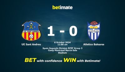 UE Sant Andreu gegen Atletico Baleares Vorhersage, Quoten und Wetttipps 10.06.2024