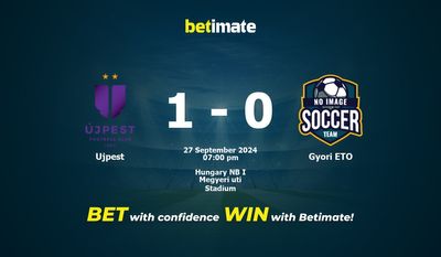 Ujpest vs. Gyori ETO – Vorhersage, Quoten und Wetttipps 27.09.2024