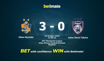 Ulsan Hyundai gegen Johor Darul Takzim Vorhersage, Quoten und Wetttipps 24.10.2023