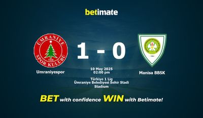 Umraniyespor gegen Manisa BBSK Vorhersage, Quoten und Wetttipps 05.10.2025