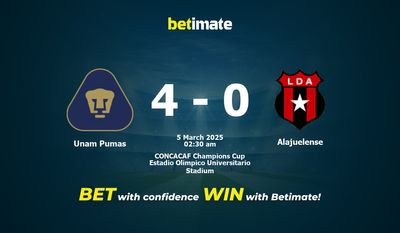 Unam Pumas vs. Alajuelense – Vorhersage, Quoten und Wetttipps 03.05.2025
