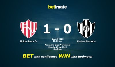 Union Santa Fe vs. Central Cordoba – Vorhersage, Quoten und Wett-Tipps – 06.04.2025