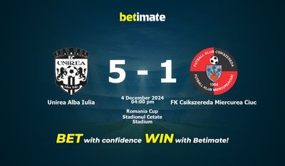 Unirea Alba Iulia vs. FK Csikszereda Miercurea Ciuc Vorhersage, Quoten und Wetttipps 12.04.2024