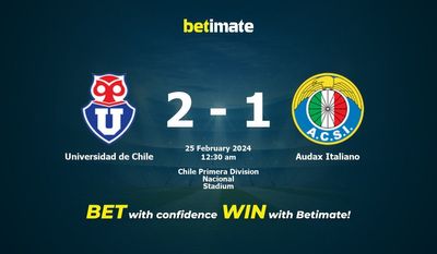 Universidad de Chile gegen Audax Italiano Vorhersage, Quoten und Wetttipps 24.02.2024