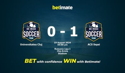 Universitatea Cluj vs. ACS Sepsi Vorhersage, Quoten und Wetttipps 19.08.2024