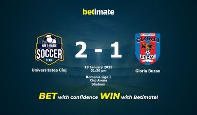 Universitatea Cluj vs. Gloria Buzau Vorhersage, Quoten und Wetttipps 18.01.2025