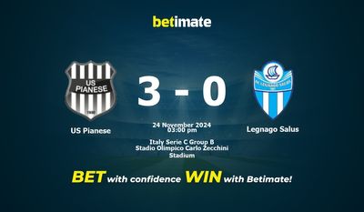 US Pianese vs. Legnago Salus Vorhersage, Quoten & Wetttipps 24.11.2024