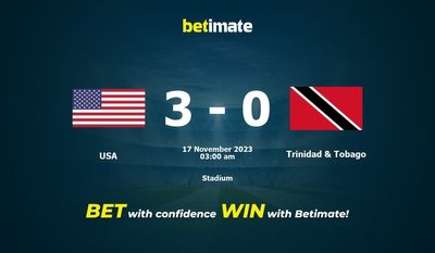 USA vs. Trinidad & Tobago Vorhersage, Quoten und Wetttipps 17.11.2023