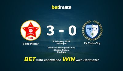 Velez Mostar vs. FK Tuzla City Vorhersage, Quoten und Wetttipps 02.09.2024