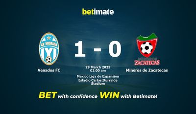Venados FC gegen Mineros de Zacatecas Vorhersage, Quoten und Wetttipps 29.03.2025