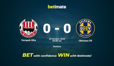 Verspah Oita gegen Okinawa SV Vorhersage, Quoten und Wetttipps 22.10.2023