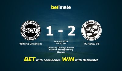 Viktoria Griesheim vs. FC Hanau 93 Vorhersage, Quoten & Wetttipps 16.04.2024