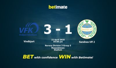 Vindbjart gegen Sandnes Ulf 2 Vorhersage, Quoten und Wetttipps 22.04.2025