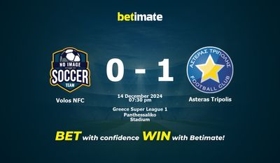 Volos NFC vs. Asteras Tripolis – Vorhersage, Quoten und Wetttipps – 14.12.2024