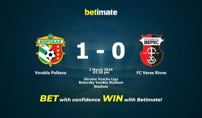 Worskla Poltawa gegen FC Veres Rivne Vorhersage, Quoten und Wetttipps 03.02.2024