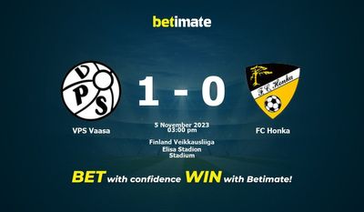 VPS Vaasa vs. FC Honka Vorhersage, Quoten und Wetttipps 11.05.2023