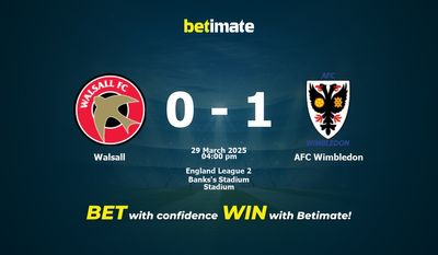 Walsall vs. AFC Wimbledon – Vorhersage, Quoten und Wetttipps 29.03.2025