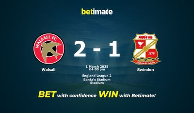 Walsall vs. Swindon – Vorhersage, Quoten und Wetttipps 01.03.2025