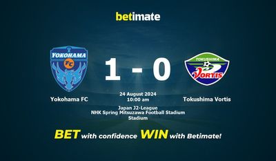 Yokohama FC vs. Tokushima Vortis – Vorhersage, Quoten und Wetttipps 24.08.2024