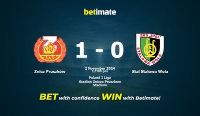 Znicz Pruszków vs. Stal Stalowa Wola Vorhersage, Quoten & Wetttipps 11.02.2024
