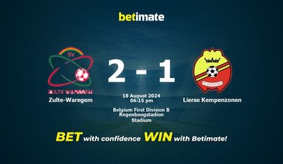 Vorhersage, Quoten und Wetttipps für Zulte-Waregem gegen Lierse Kempenzonen 18.08.2024