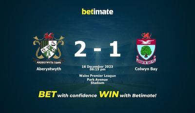Aberystwyth vs Colwyn Bay Forudsigelse, odds & Væddemålstips 16/12/2023