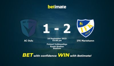 AC Oulu vs IFK Mariehamn Forudsigelse, odds og væddemål 16/09/2023