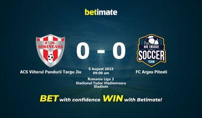 ACS Viitorul Pandurii Targu Jiu vs FC Arges Pitesti Forudsigelse, odds og væddemål 08/05/2023