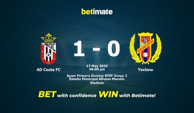 AD Ceuta FC vs Yeclano Forudsigelse, Odds & Spiltips 17/05/2025
