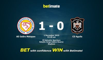 AD Isidro Metapan vs CD Aguila Forudsigelse, odds og væddemål 12/01/2023