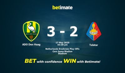 ADO Den Haag vs Telstar Forudsigelse, Odds & Betting Tips 17/05/2025