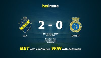 AIK vs Gefle IF forudsigelse, odds og væddemål 24/02/2024