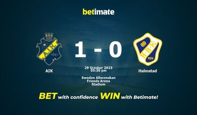 AIK vs Halmstad Forudsigelse, odds og væddemål 29/10/2023