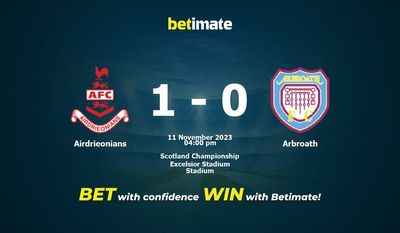 Airdrieonians vs Arbroath Forudsigelse, odds og væddemål 11/11/2023