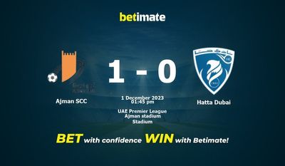 Ajman SCC vs Hatta Dubai Forudsigelse, odds og væddemål 12/01/2023