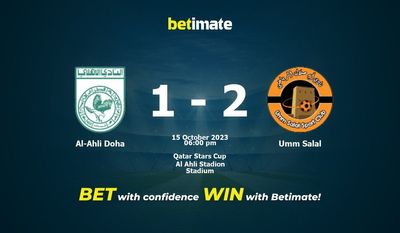 Al-Ahli Doha vs Umm Salal forudsigelse, odds og væddemål 15/10/2023