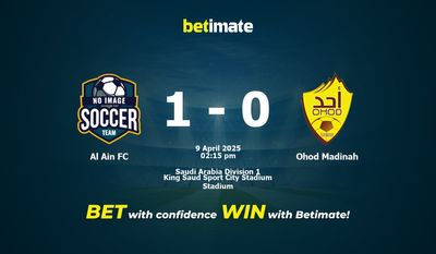 Al Ain FC vs Ohod Madinah Forudsigelse, odds og væddemål 04/09/2025